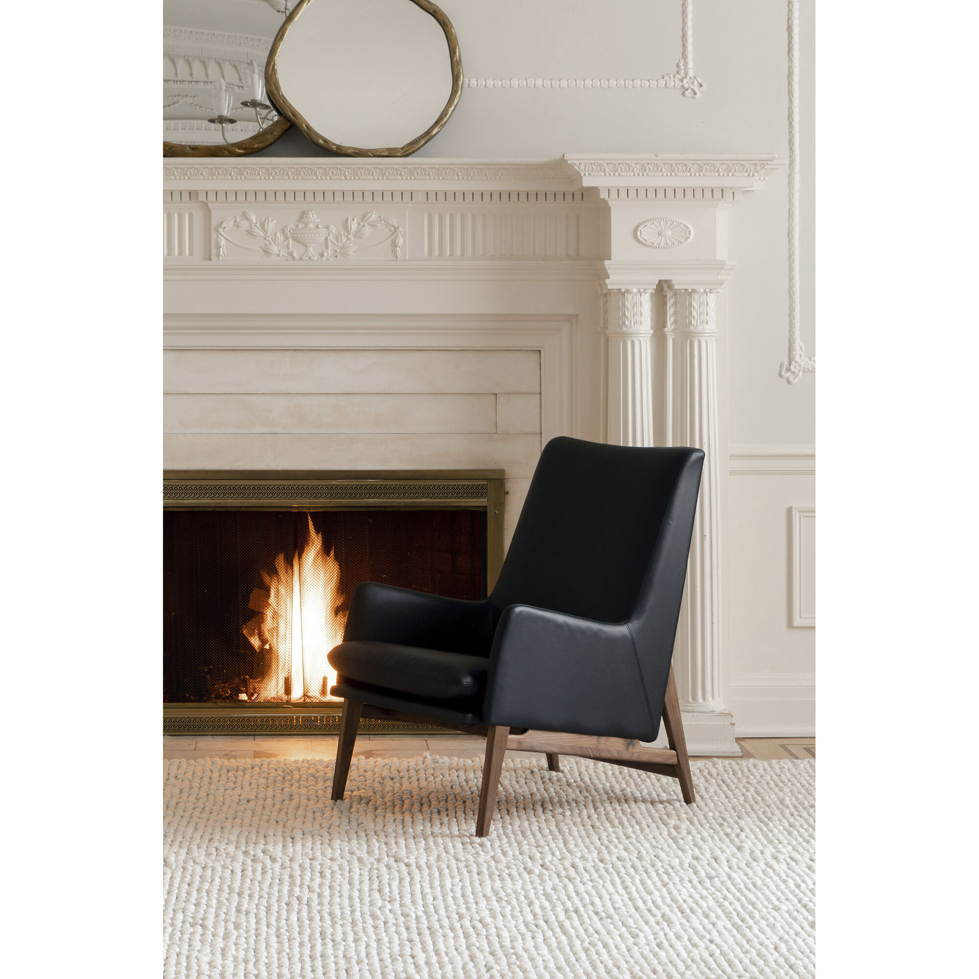 Asta Black Occasional Chair