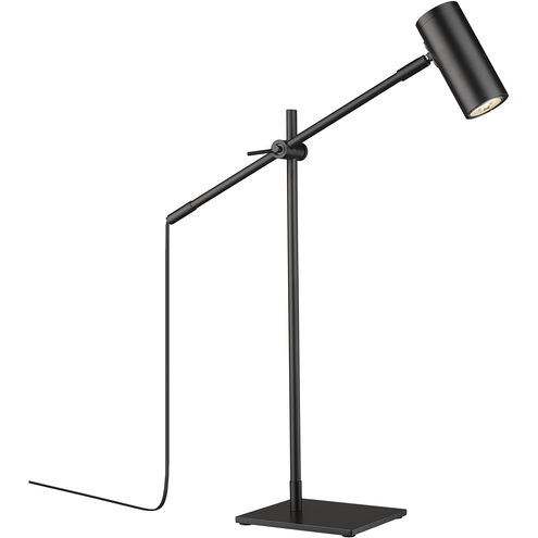 Calumet 21.75 inch 35.00 watt Matte Black Table Lamp Portable Light