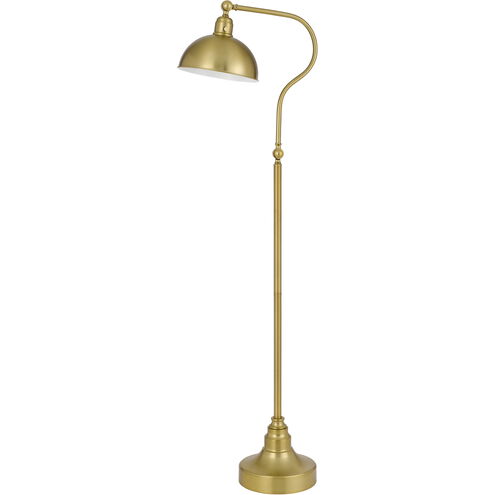 Industrial 60 inch 60.00 watt Antique Brass Adjustable Floor Lamp Portable Light
