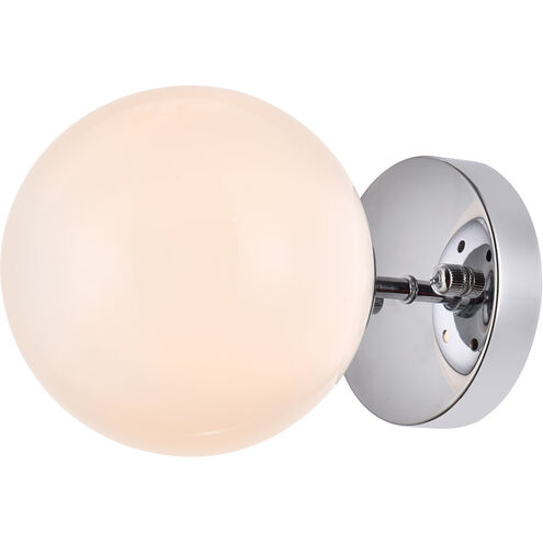 Mimi 1 Light 6 inch Chrome Bath Sconce Wall Light, can be Ceiling Mounted