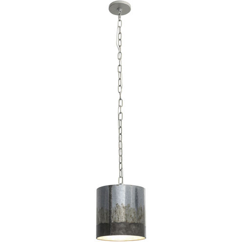 Cannery 1 Light 10 inch Ombre Galvanized Pendant Ceiling Light