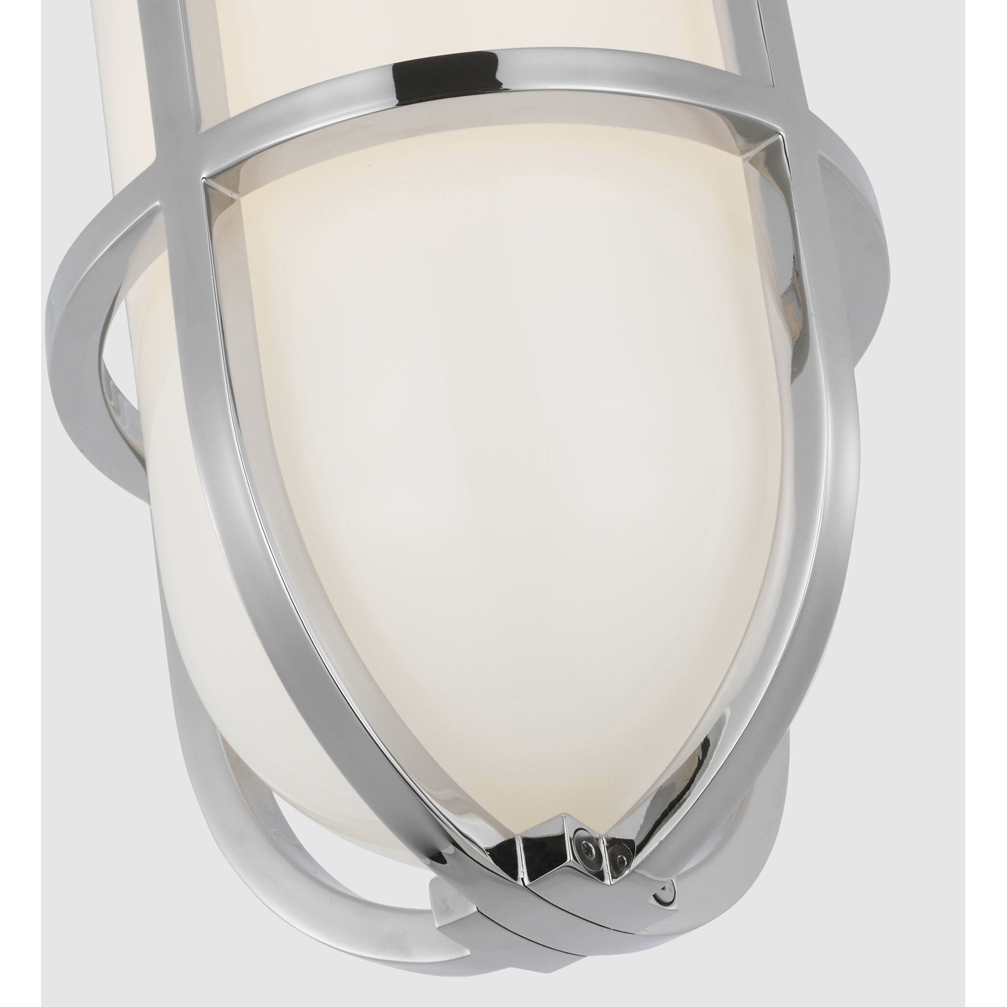 Chapman & Myers Gracie LED 4.75 inch Polished Nickel Tall Flush Mount Ceiling Light