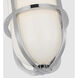 Chapman & Myers Gracie LED 4.75 inch Polished Nickel Tall Flush Mount Ceiling Light