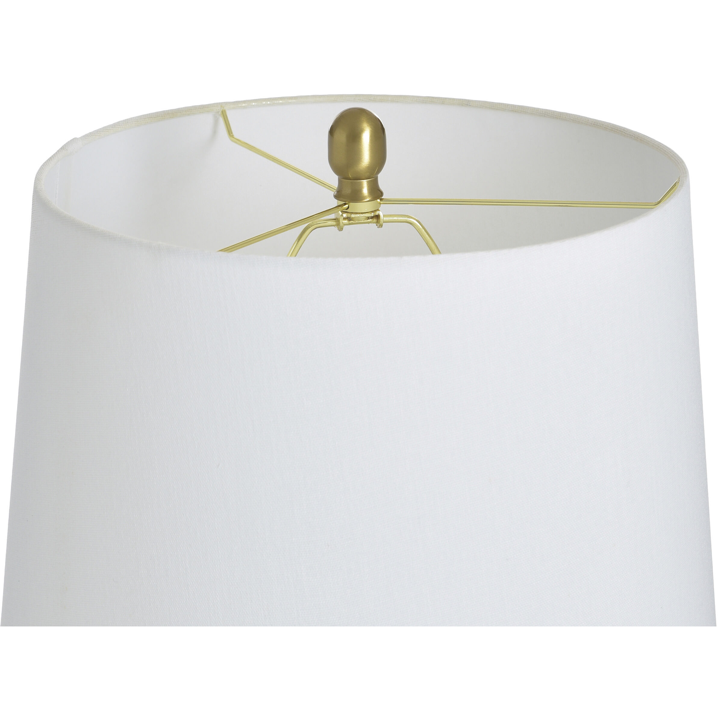 Donald 29.5 inch 100 watt Gold and Grey and White Table Lamp Portable Light