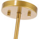 Bergen 1 Light 2 inch Brass Pendant Ceiling Light