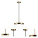 Creston LED 11.88 inch Aged Gold Brass Pendant Ceiling Light