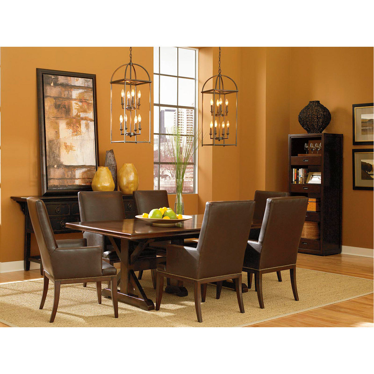 Fiona 4 Light 9.44 inch Burnished Silver Foyer Lantern Pendant Ceiling Light