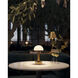 Promenade 10.25 inch 1.5 watt Antique Brass/Milk Cordless Table Lamp Portable Light