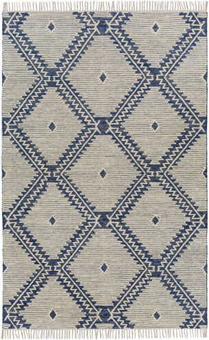 Bedouin 108 X 72 inch Blue Rug in 6 X 9, Rectangle