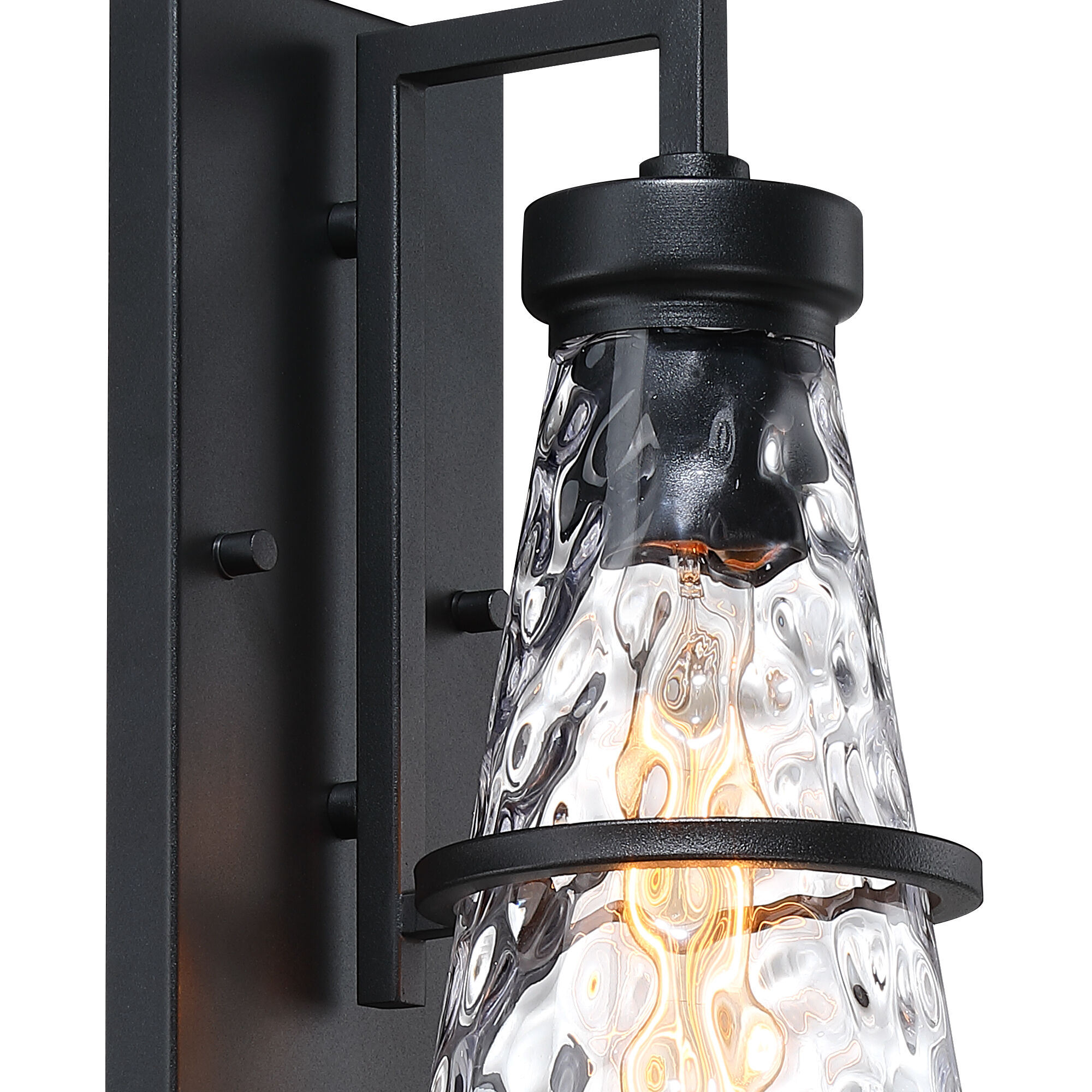 Field Daisy Lane 1 Light 14 inch Black Outdoor Wall Sconce