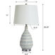 Marissa 28 inch 150.00 watt Blue and Beige Table Lamp Portable Light in Cream