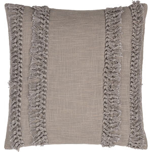 Katie 18 inch Gray Pillow Kit in 18 x 18, Square