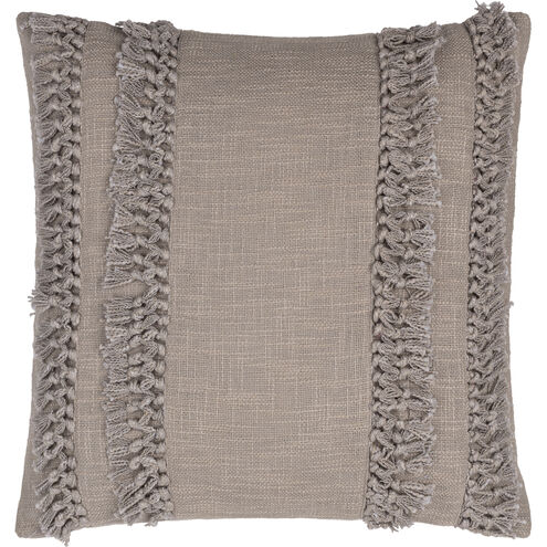 Katie 20 inch Gray Pillow Kit in 20 x 20, Square