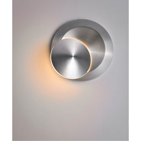 Alumilux Fulcrum LED 6.25 inch Satin Aluminum Outdoor Wall Sconce