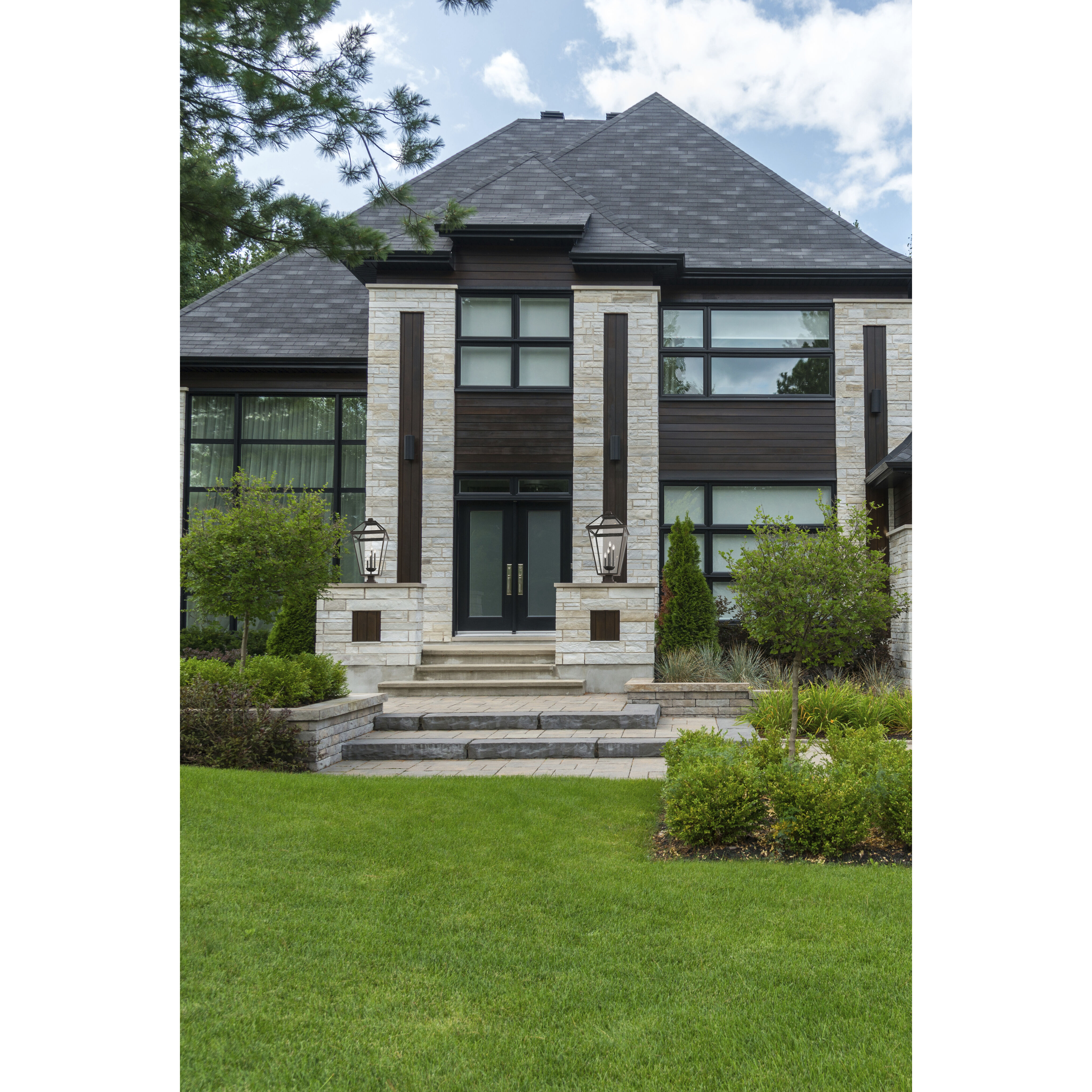 Talbot 4 Light 36.75 inch Oil Rubbed Bronze Outdoor Pier Mounted Fixture