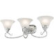 Coronado 3 Light 27 inch Polished Chrome Bath Vanity Wall Light
