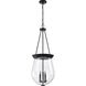 Boliver 3 Light 14.13 inch Matte Black Pendant Ceiling Light