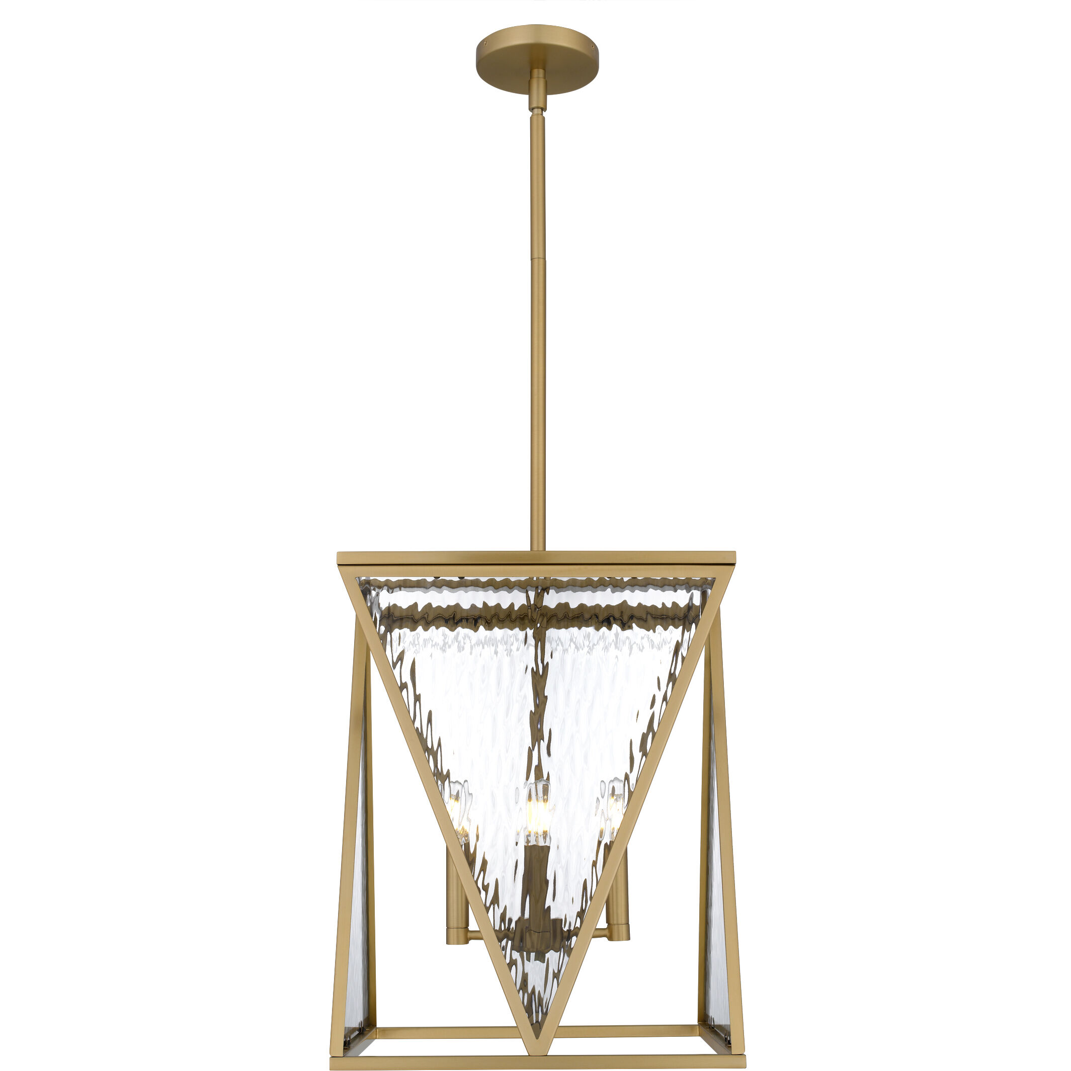 Clovis Pendant Ceiling Light in Brushed Weathered Brass