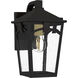 Jaxon 1 Light 12.5 inch Western Bronze Outdoor Wall Lantern