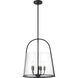 Archis 5 Light 18 inch Matte Black Pendant Ceiling Light