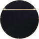 Paz 30 X 30 inch Gold Accent Mirror