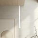 Mina LED 2.75 inch White Pendant Ceiling Light