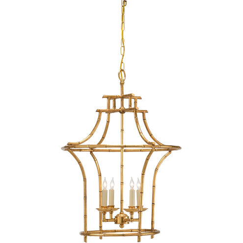 Chelsea House 4 Light Antique Gold Chandelier Ceiling Light