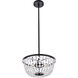 Gianna 3 Light 13 inch Black Pendant Ceiling Light