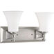 Fairfield 2 Light 15 inch Brushed Nickel Bath Vanity Wall Light