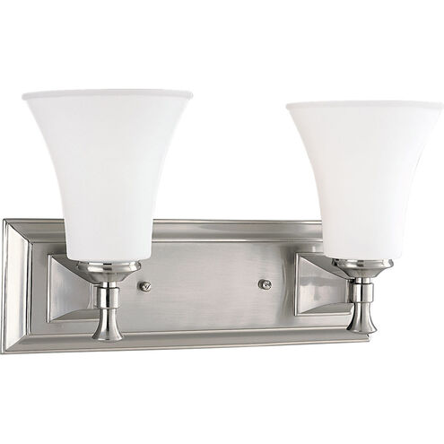 Fairfield 2 Light 15 inch Brushed Nickel Bath Vanity Wall Light