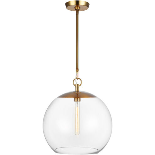 C&M by Chapman & Myers Atlantic 1 Light 16 inch Burnished Brass Pendant Ceiling Light