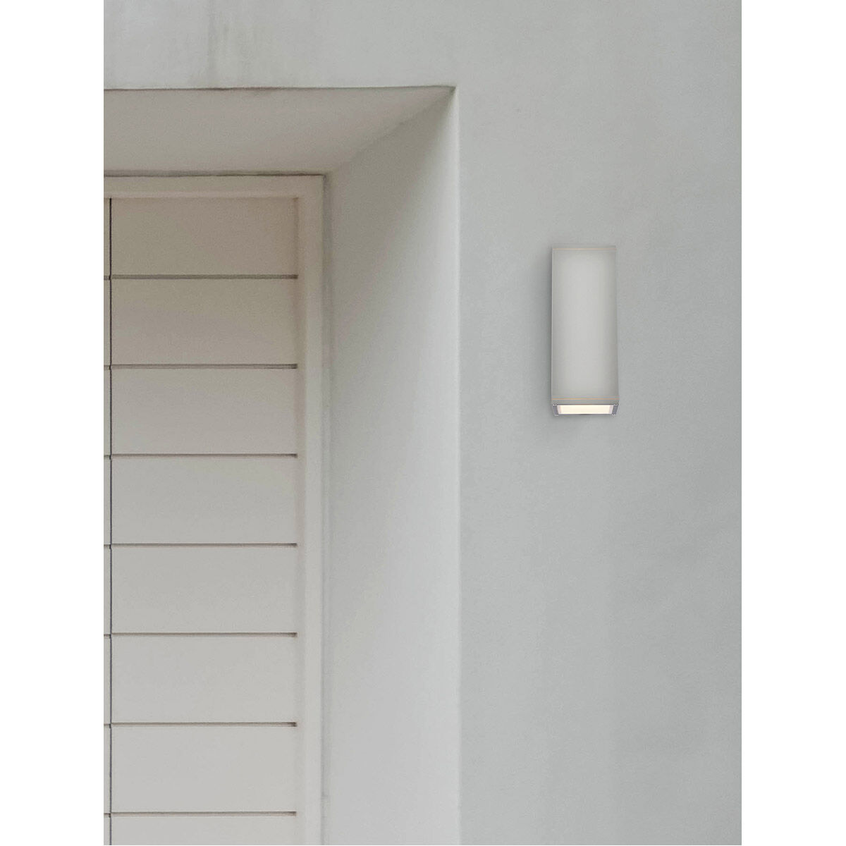 Raine 2 Light 12 inch Silver Outdoor Wall Light