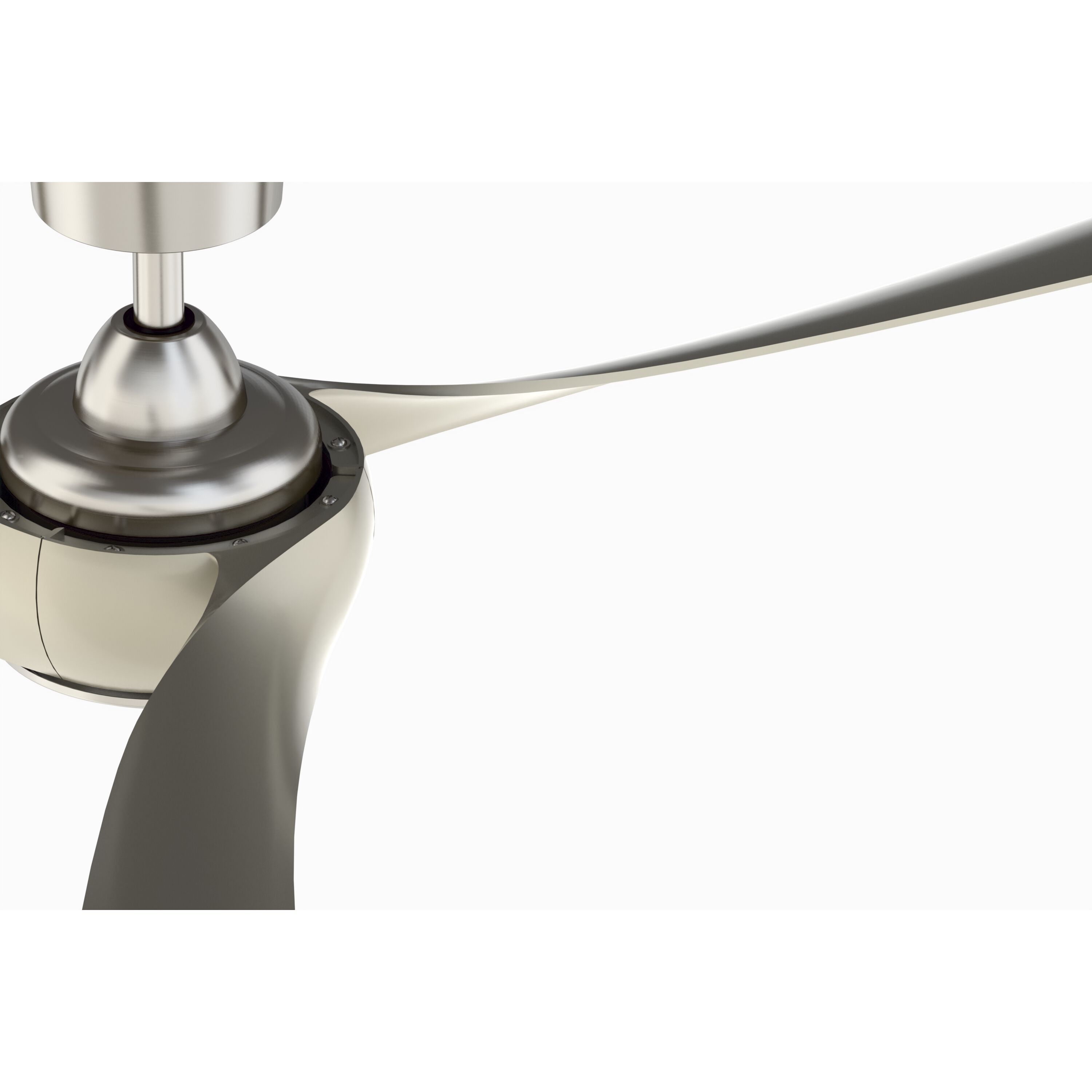 Wrap Custom 8.88 inch Brushed Nickel Fan Motor Only