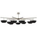 AERIN Valencia LED 58 inch Polished Nickel Chandelier Ceiling Light, Grande