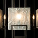 Geo 4 Light 20.9 inch Oil Rubbed Bronze Pendant Ceiling Light in Frosted