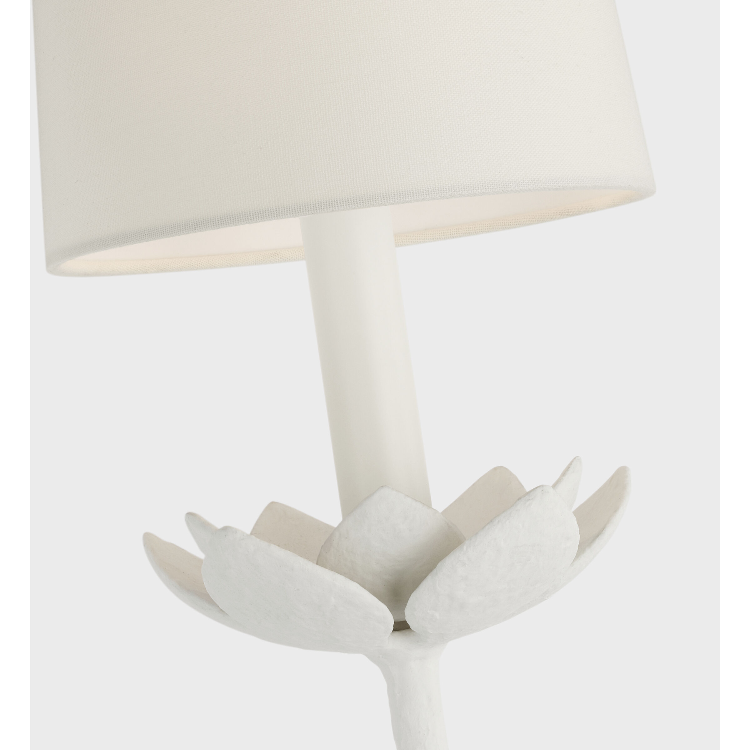 Julie Neill Clementine LED 7.25 inch Plaster White Tail Sconce Wall Light