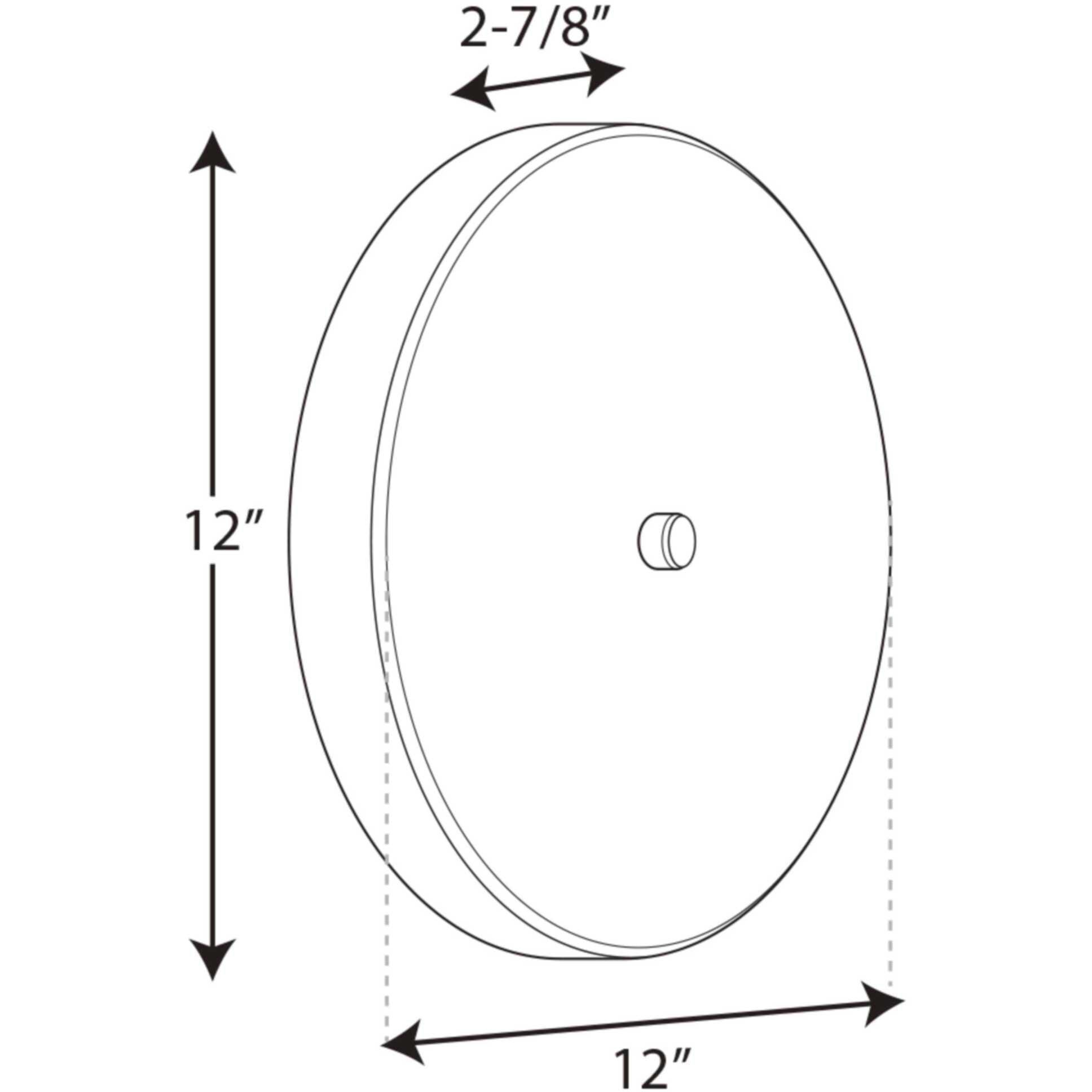 Beyond LED LED 12 inch Brushed Nickel Flush Mount Ceiling Light, Progress LED
