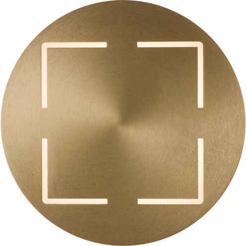 Shield Brushed Champagne Wall Sconce Wall Light