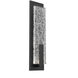 Glacier LED 5 inch Matte Black Indoor Sconce Wall Light in 2700K LED