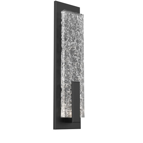 Glacier LED 5 inch Matte Black Indoor Sconce Wall Light in 2700K LED