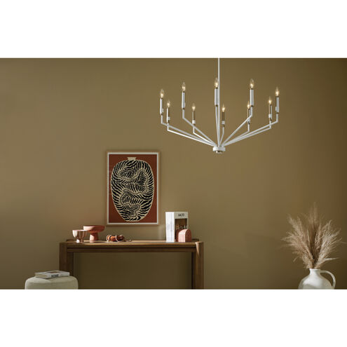 Armand 10 Light White Chandelier Ceiling Light