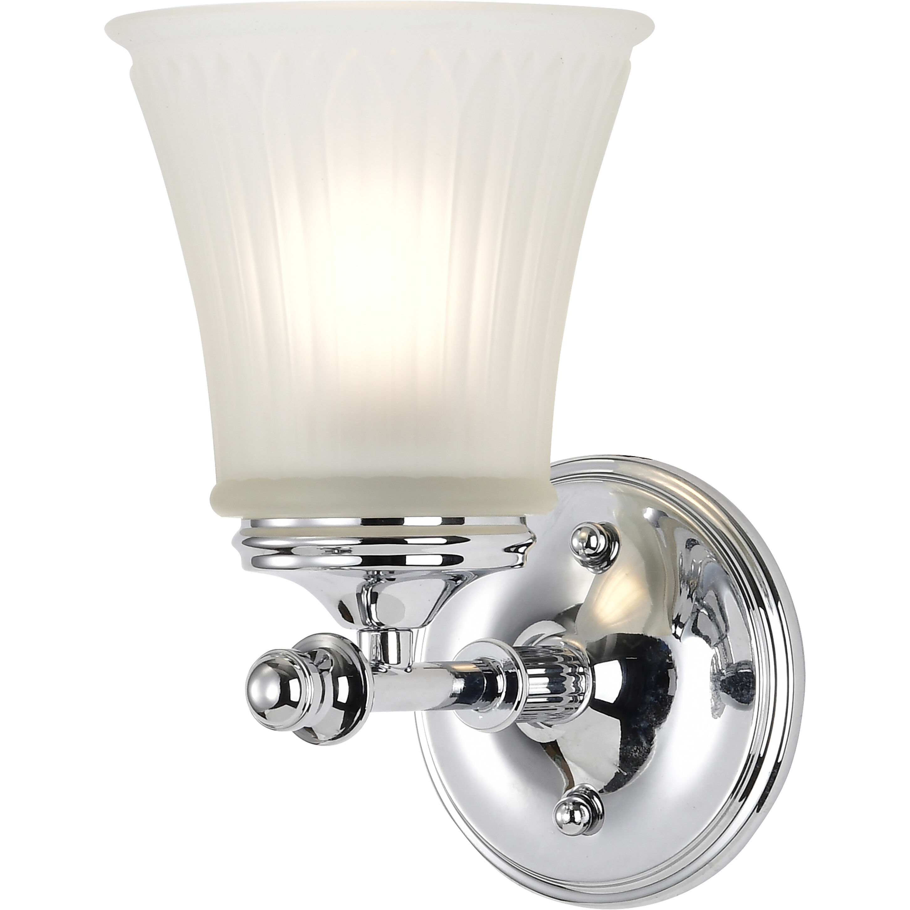 Teller 1 Light 9 inch Polished Chrome Vanity Light Wall Light