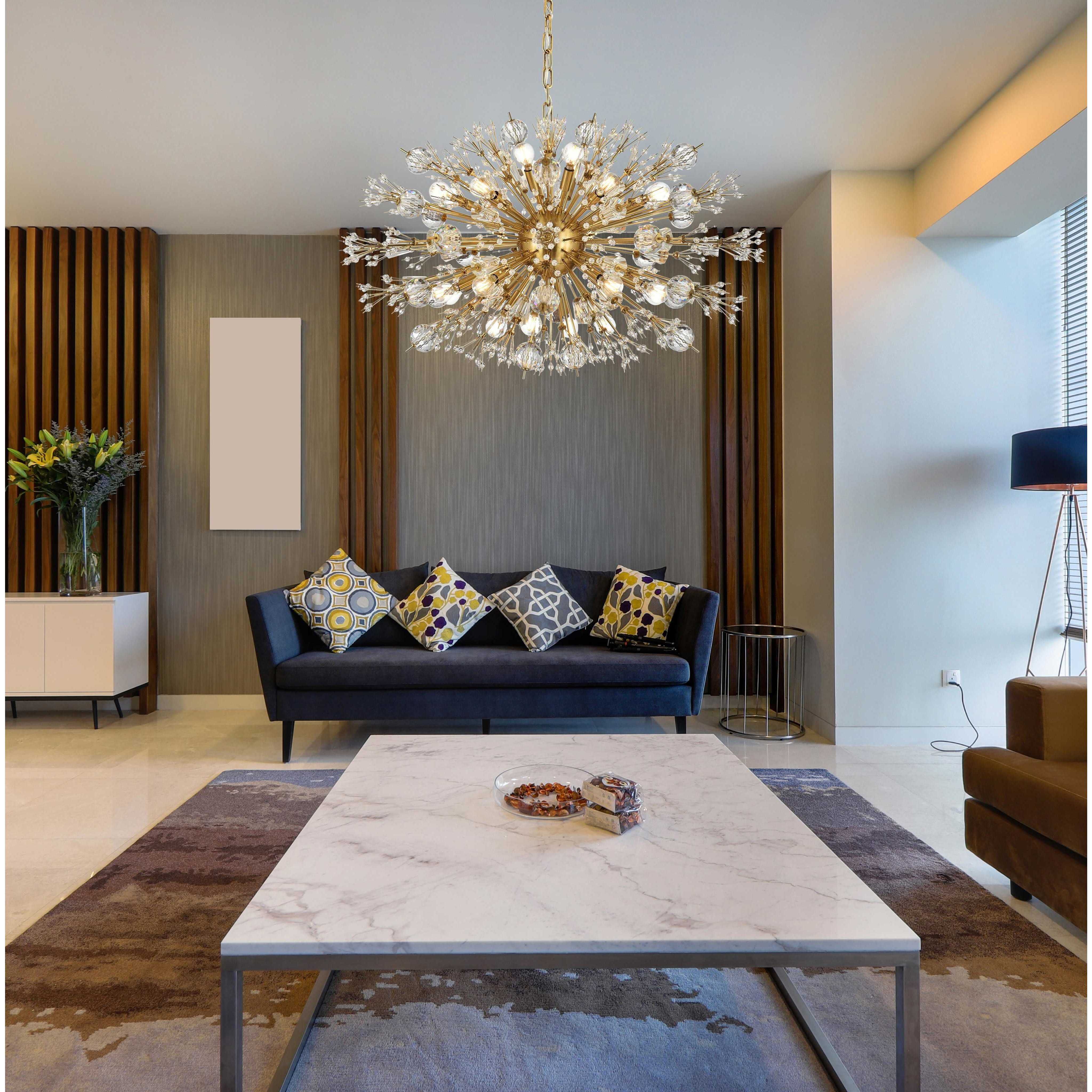 Vera 24 Light 23 inch Gold Pendant Ceiling Light