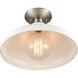 Grenville 1 Light 13 inch Brushed Nickel Semi Flush Mount Ceiling Light