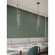 Motif LED 5.5 inch Black Multi-Pendant Ceiling Light