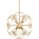 Esteracae 6 Light 18 inch Heirloom Gold Pendant Ceiling Light