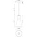 Alora Mood Betty 1 Light 6.38 inch Matte Black Pendant Ceiling Light