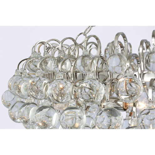 AERIN Bellvale LED 36.5 inch Polished Nickel Ring Chandelier Ceiling Light, Large