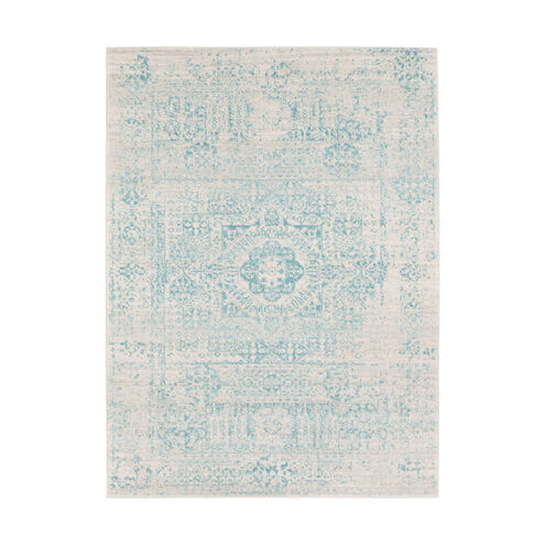Channing 67 X 47 inch Teal Rug, Rectangle