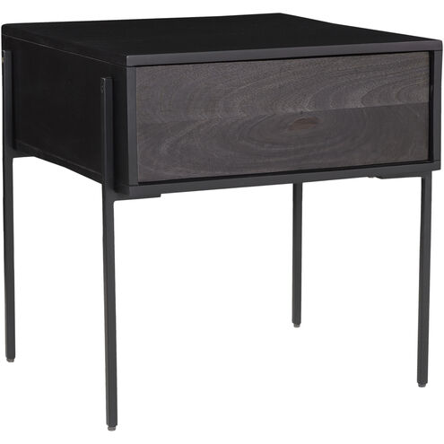 Tobin 22 X 22 inch Charcoal Side Table